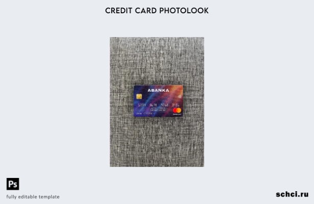 цифровая загрузка Словения Abanka d.d. шаблон карты Mastercard Photolook спереди